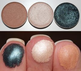 Shadow pans left to right: Purely Naked, Shimma Shimma, Houdini