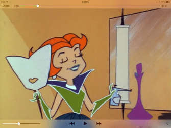Screenshot, Jetsons Season 1 (c. 1963) episode 22, Miss Solar System