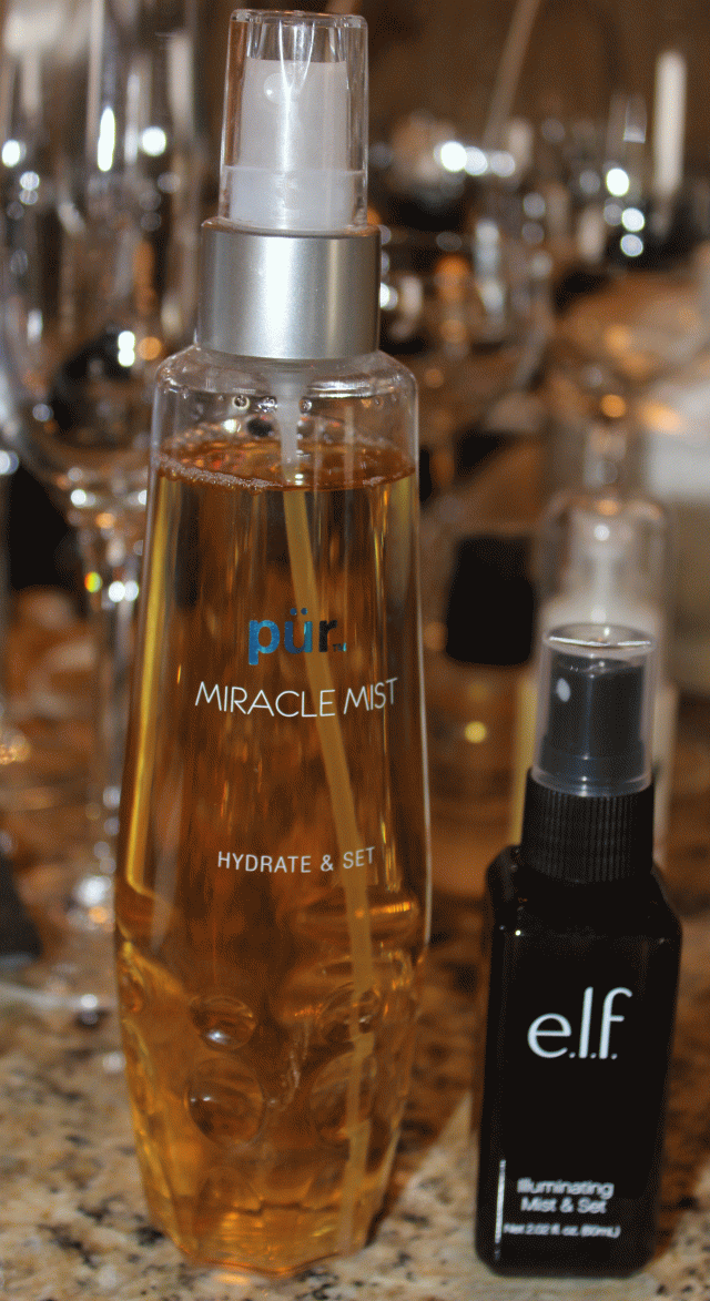 Pur Minerals Miracle Mist, ELF Illuminating Mist and Set