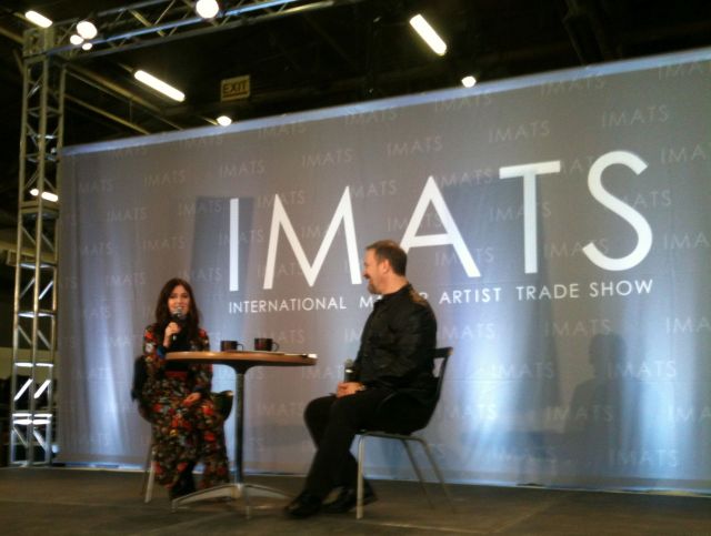 front row for Lisa Eldridge at IMATS NYC 2016
