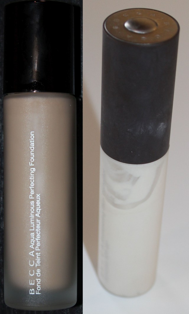 BECCA Aqua Luminous Foundation and Shimmering Skin Perfector