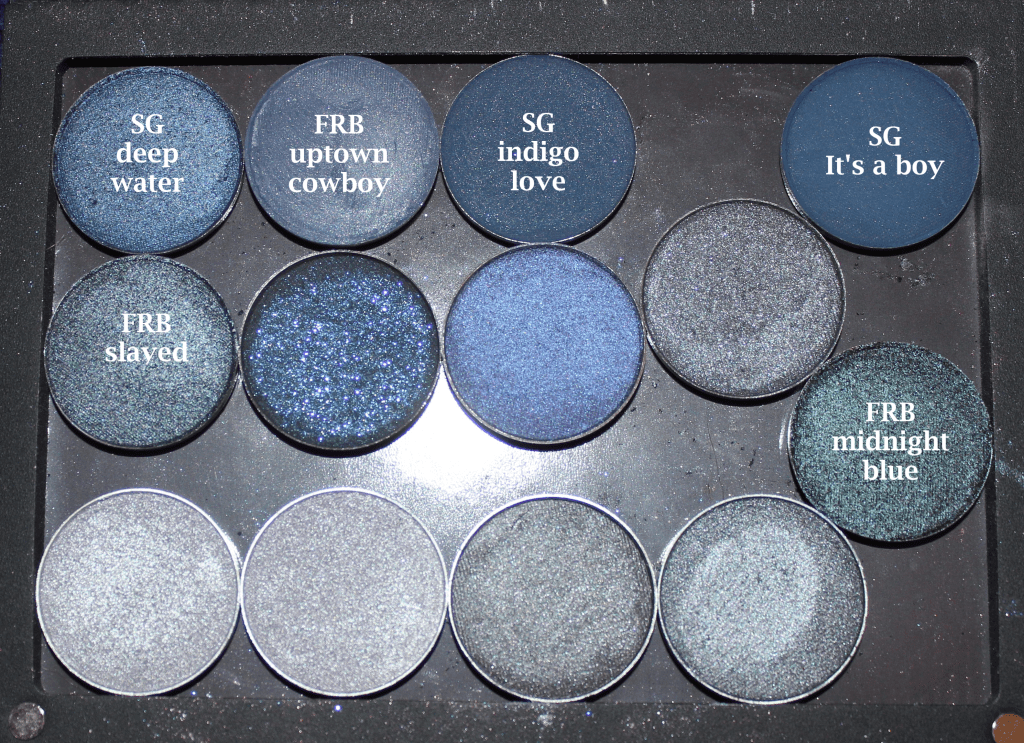 blue single eyeshadows
